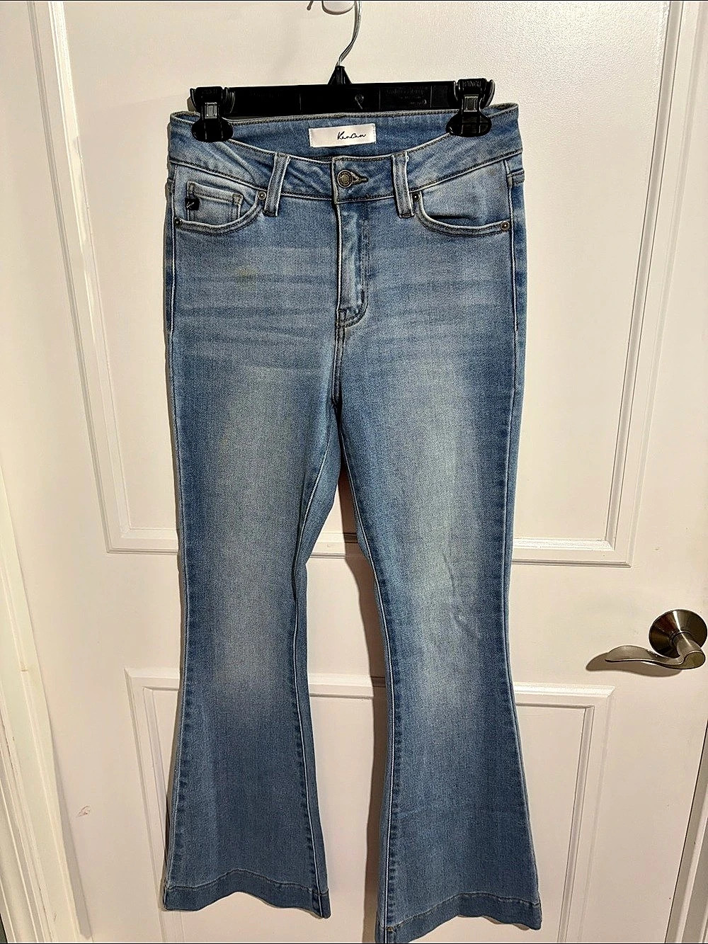 KanCan Women's Flare Jeans in Blue Like New